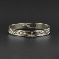 Raven and Eagle - Silver Baby Bracelet