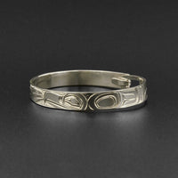 Raven and Eagle - Silver Baby Bracelet