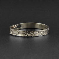 Raven and Eagle - Silver Baby Bracelet