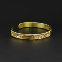 Raven and Eagle - 14k Gold Bracelet