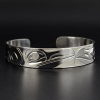 Raven and Eagle - Silver Bracelet