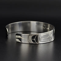 Raven and Eagle - Silver Bracelet
