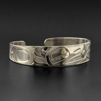 Raven and Eagle - Silver Bracelet