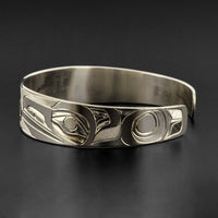 Raven and Eagle - Silver Bracelet
