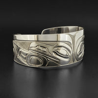 Raven and Eagle - Silver Bracelet