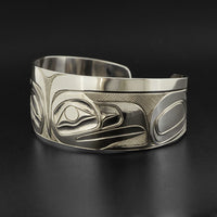 Raven and Eagle - Silver Bracelet