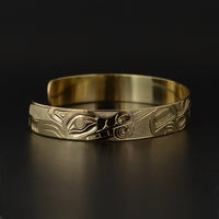 Wolf Family - 14k Gold Bracelet