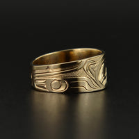 Wolf - 14k Gold Ring