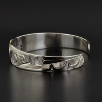 Eagle - Silver Bracelet with 14k Gold