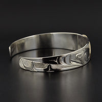 Eagle - Silver Bracelet with 14k Gold