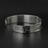 Raven and Eagle - Silver Bracelet