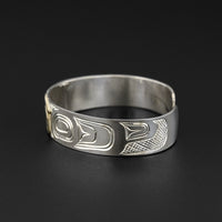 Thunderbird - Silver Bracelet with 14k Gold