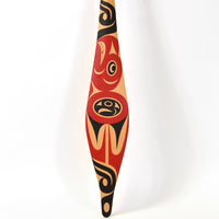 Eagle and Salmon - Yellow Cedar Paddle