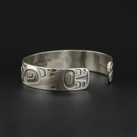 Butterfly - Silver Bracelet with 18k Gold