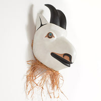 Honouring the Mountain Goat - Red Cedar Mask