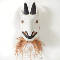 Honouring the Mountain Goat - Red Cedar Mask