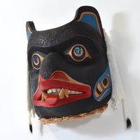 Old Bear Chief - Red Cedar Mask