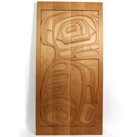Bear, Frog, Moon - Red Cedar Panels