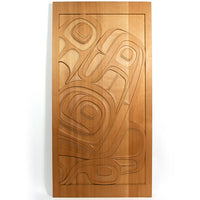 Bear, Frog, Moon - Red Cedar Panels