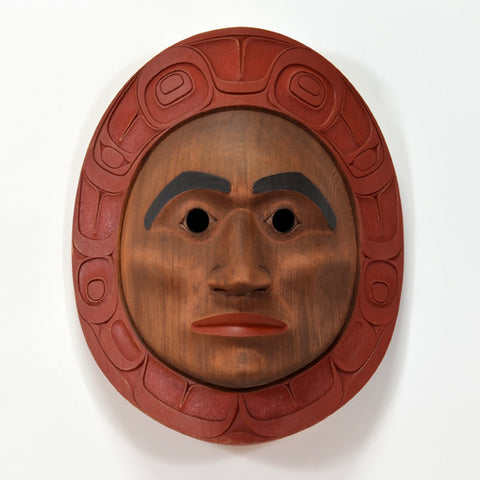 Moon - Red Cedar Mask