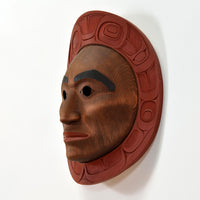 Moon - Red Cedar Mask