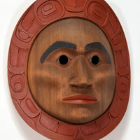 Moon - Red Cedar Mask