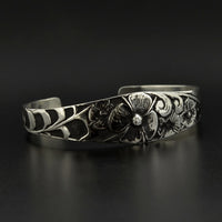 Fireweed - Silver Bracelet with Oxidization