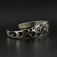 Fireweed - Silver Bracelet with Oxidization