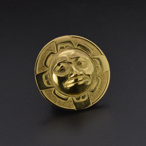 Sun - 14k Gold Pendant
