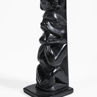 Bear, Raven, Beaver - Argillite Pole