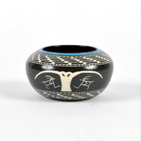 Owl - Hand Carved Ceramic Bowl