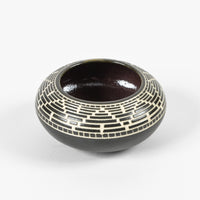 Weaving - Hand Carved Ceramic Bowl