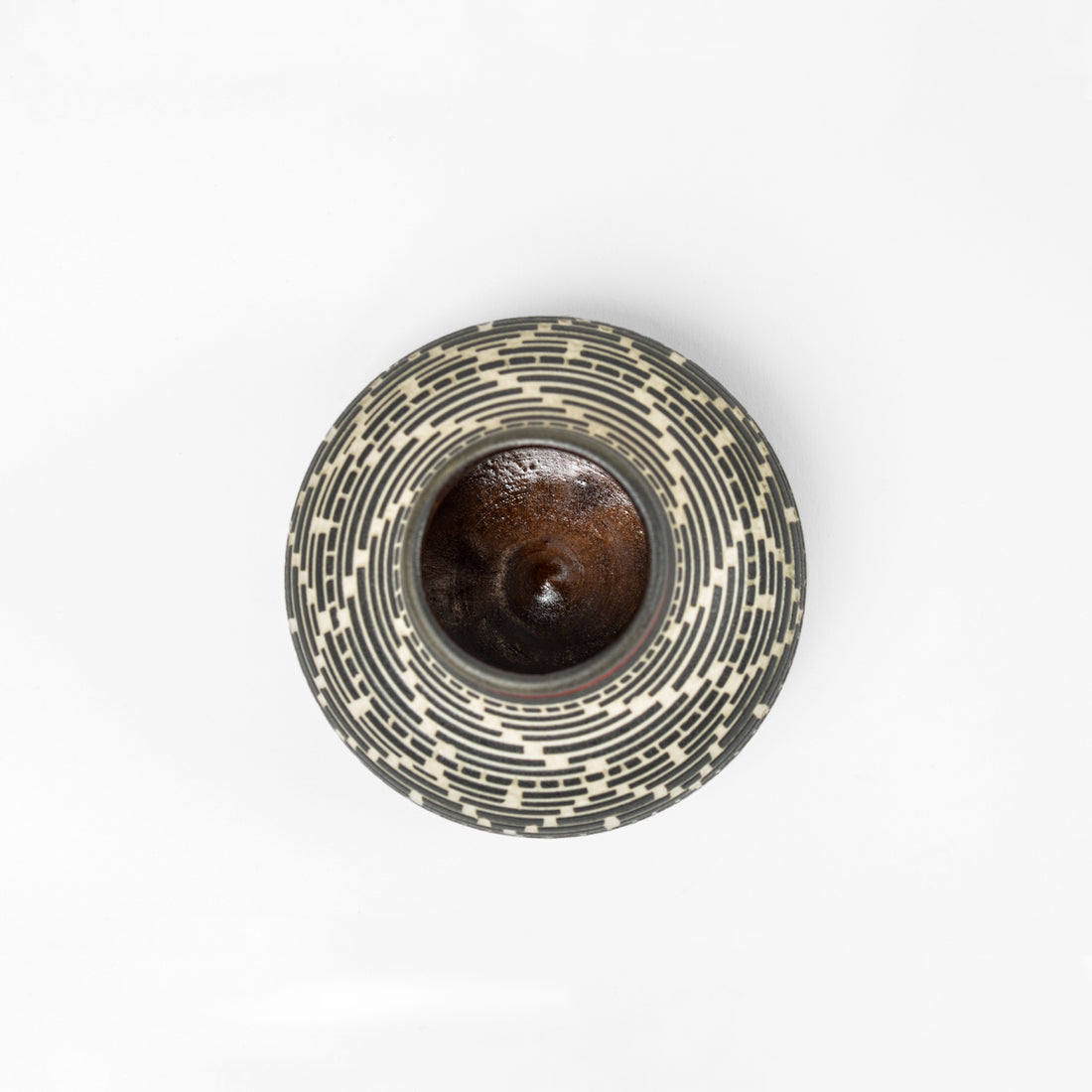Weaving - Hand Carved Ceramic Vase