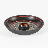 Weaving - Hand Carved Ceramic Smudge Bowl