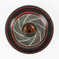 Weaving - Hand Carved Ceramic Smudge Bowl