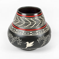 Hummingbird - Hand Carved Pottery