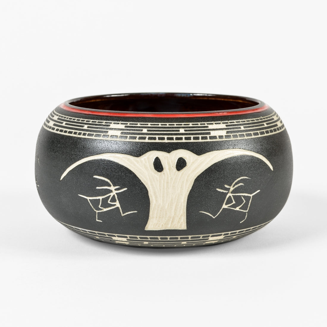 Owl - Hand Carved Ceramic Bowl