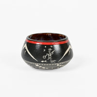 Mountains - Hand-Carved Ceramic Bowl