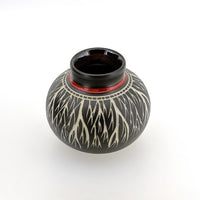 Roots - Hand Carved Ceramic Vase