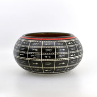 Fish River - Hand Carved Ceramic Bowl