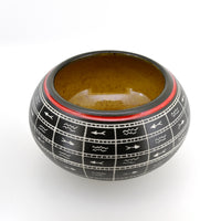 Fish River - Hand Carved Ceramic Bowl