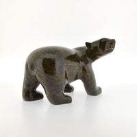 Walking Bear - Stone Sculpture