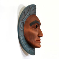 Moon - Red Cedar Mask