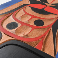 Untitled (Canoe) - Red Cedar Panel