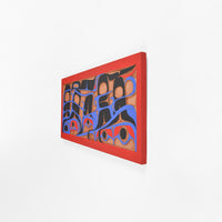 Whales - Red Cedar Panel