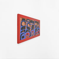 Whales - Red Cedar Panel