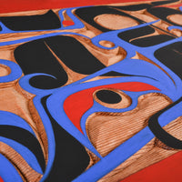 Whales - Red Cedar Panel