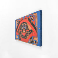 Doug C Frog Man Legend - Red Cedar Panel