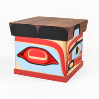 Bear - Red and Yellow Cedar Bentwood Box
