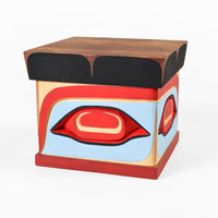 Bear - Red and Yellow Cedar Bentwood Box
